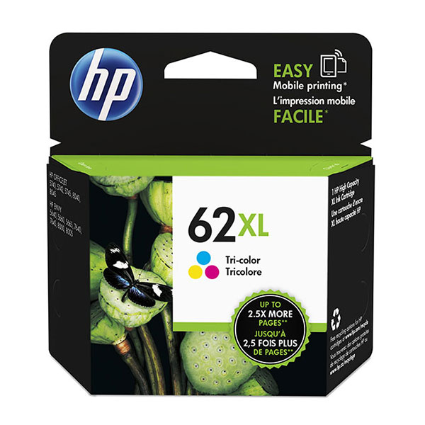 Genuine HP C2P07AN (HP 62XL) Tri-Color OEM Ink Cartridge