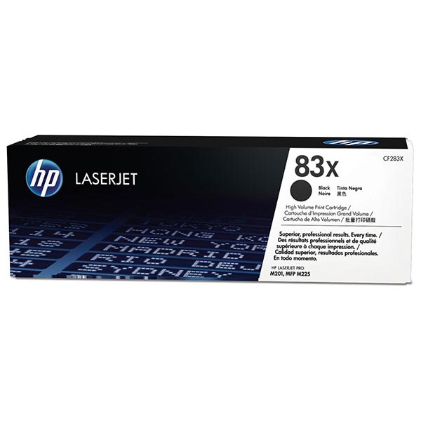 Genuine HP CF283X (HP 83X) Black OEM Toner Cartridge