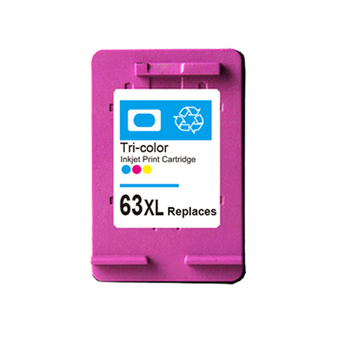 Ultra Premium Quality Tri-Color Inkjet Cartridge compatible with HP F6U63AN (HP 63XL C)