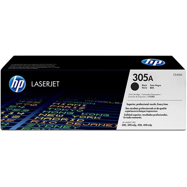 Genuine HP CE410A (HP 305A) Black OEM Toner Cartridge