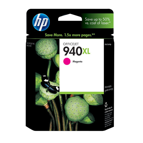 Genuine HP C4908AN (HP 940XL) Magenta OEM Ink Cartridge