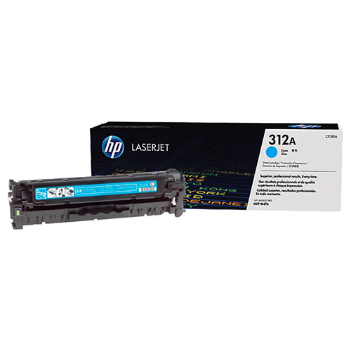 Genuine HP CF381A (HP 312A) Cyan OEM Toner Cartridge