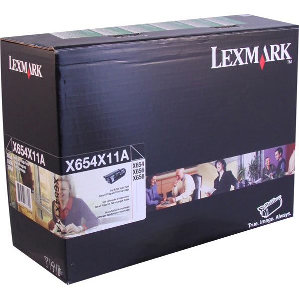 Genuine Lexmark X654X11A Black OEM Toner Cartridge