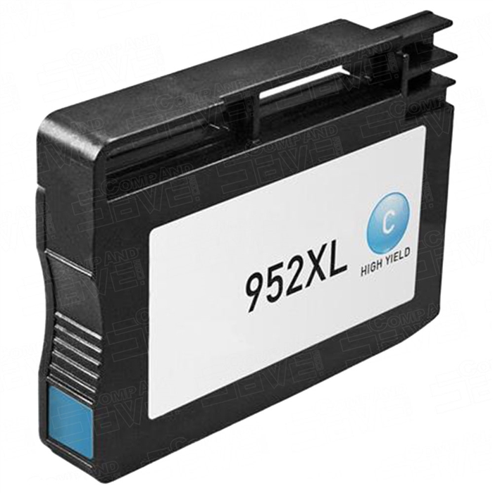 Ultra Premium Quality Cyan High Yield Inkjet Cartridge compatible with HP L0S61AN (HP 952XL)