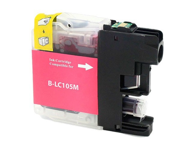 Ultra Premium Quality Magenta Ink Cartridge compatible with Brother LC-105M