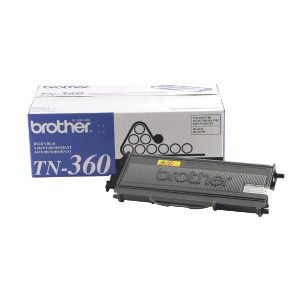 Genuine Brother TN-360 Black OEM Toner Cartridge