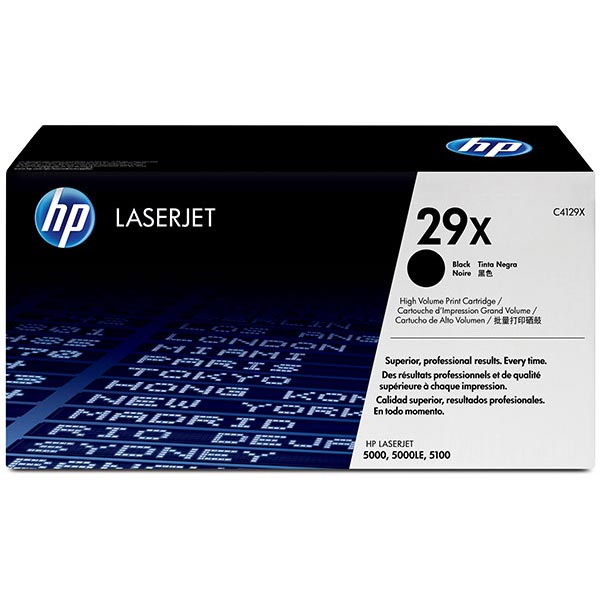 Genuine HP C4129X (HP 29X) Black OEM Toner Cartridge