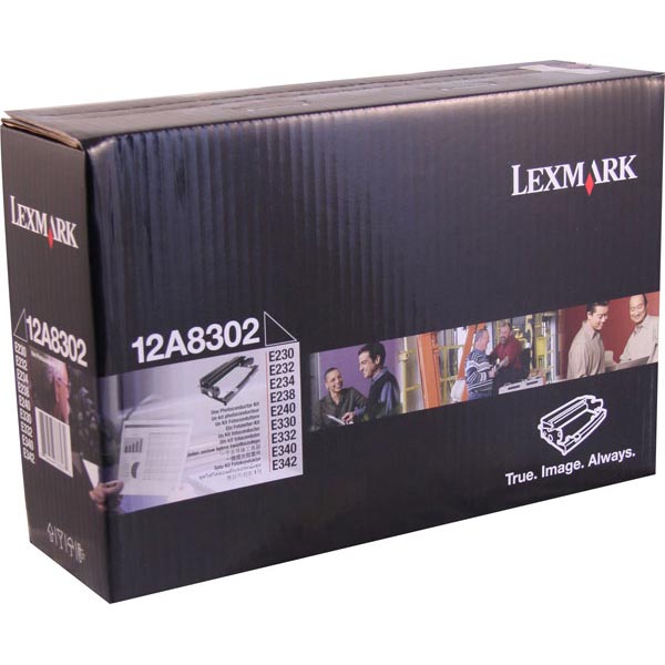 Genuine Lexmark 12A8302 Black OEM Drum Cartridge