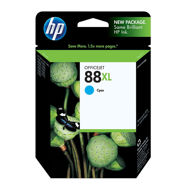Genuine HP C9391AN (HP 88XL) Cyan OEM Ink Cartridge