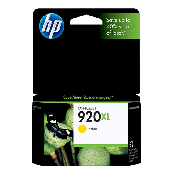 Genuine HP CD974AN (HP 920XL) Yellow OEM Ink Cartridge