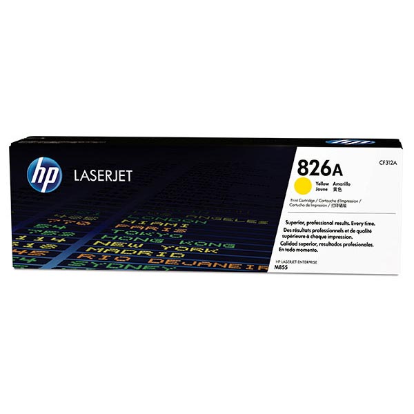 Genuine HP CF312A (HP 826A) Yellow OEM Toner Cartridge