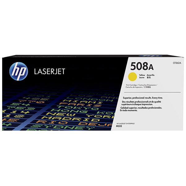 Genuine HP CF362A (HP 508A) Yellow OEM Toner Cartridge