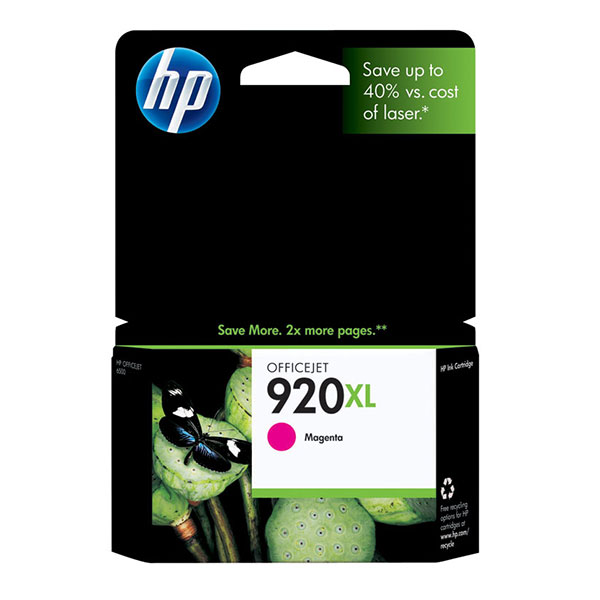 Genuine HP CD973AN (HP 920XL) Magenta OEM Inkjet Cartridge