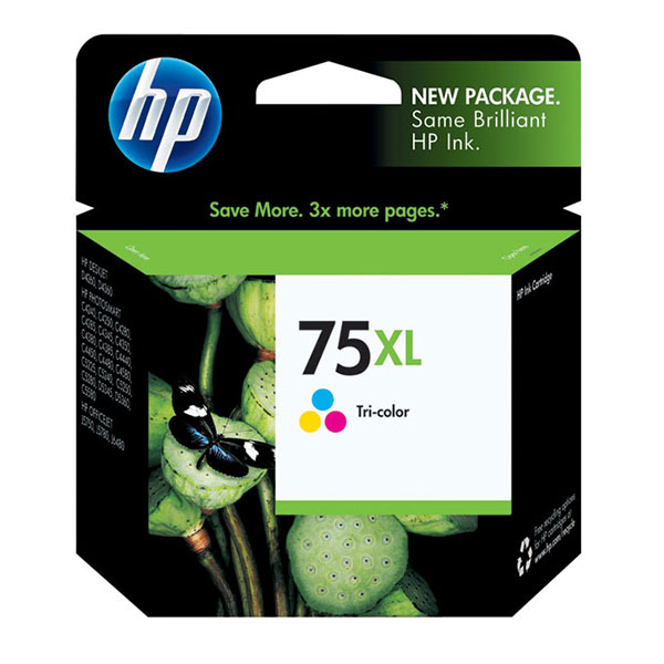 Genuine HP CB338WN (HP 75) Tri-Color OEM Ink Cartridge