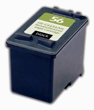 Ultra Premium Quality Black Inkjet Cartridge compatible with HP C6656AN (HP 56)