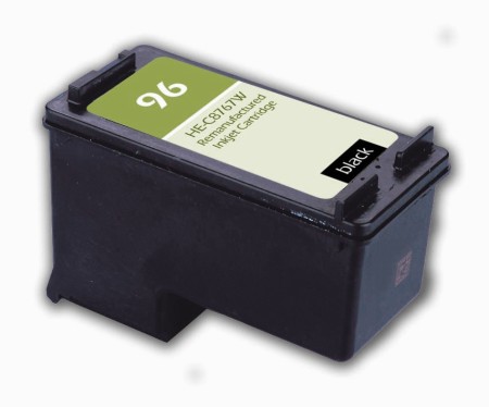 Ultra Premium Quality Black Inkjet Cartridge compatible with HP C8767WN (HP 96)