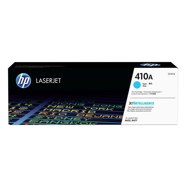Genuine HP CF411A (HP 410A) Cyan OEM Toner Cartridge