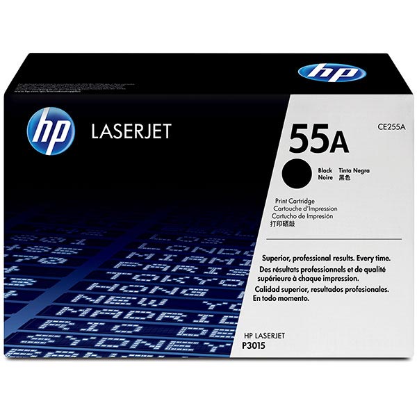 Genuine HP CE255A (HP 55A) Black OEM Toner Cartridge
