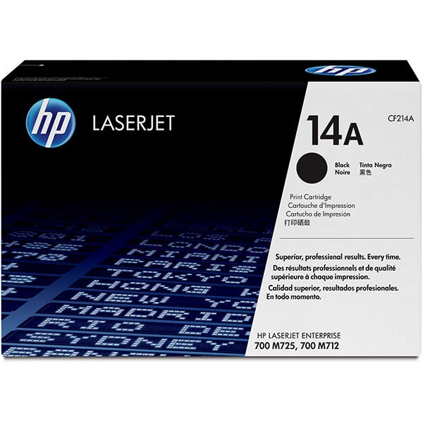 Genuine HP CF214A (HP 14A) Black OEM Toner Cartridge