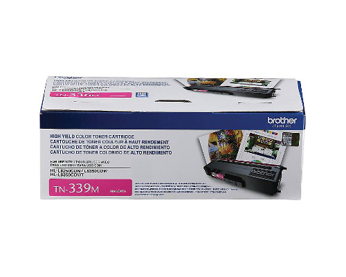 Genuine Brother TN-339M Magenta OEM Toner Cartridge