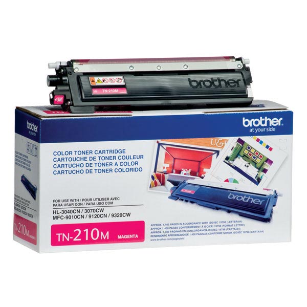 Genuine Brother TN-210M Magenta OEM Toner Cartridge