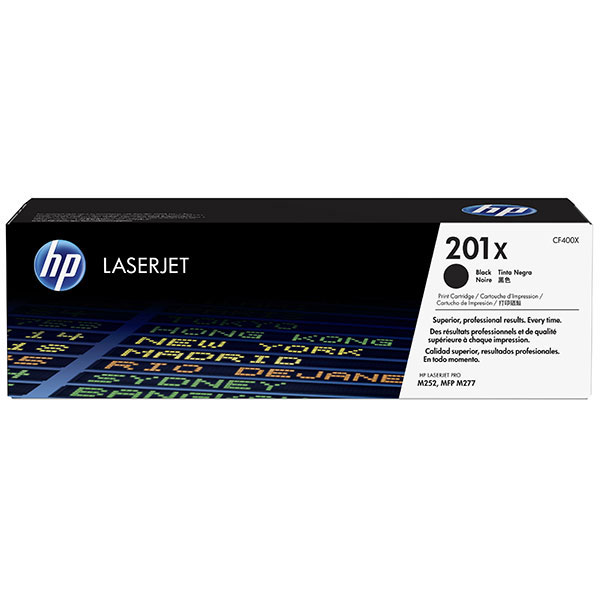 Genuine HP CF400X (HP 201X) Black OEM Toner Cartridge