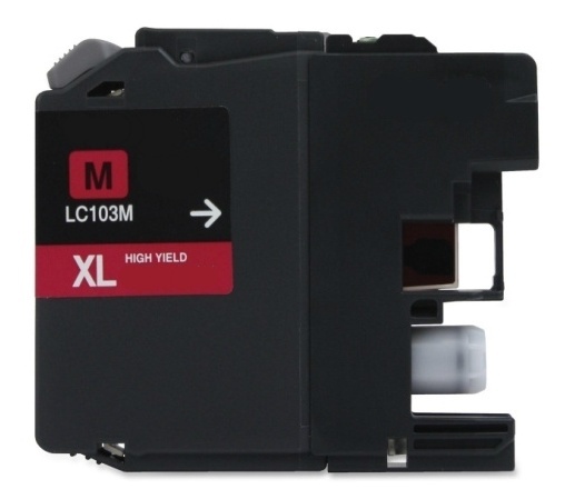 Ultra Premium Quality Magenta Inkjet Cartridge compatible with Brother LC-101M