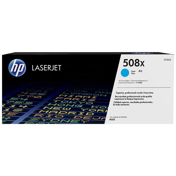 Genuine HP CF361X (HP 508X) Cyan OEM Toner Cartridge