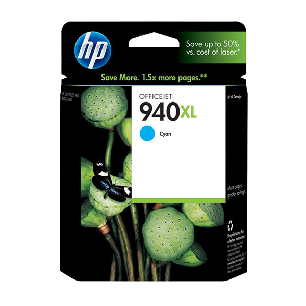 Genuine HP C4907AN (HP 940XL) Cyan OEM Ink Cartridge