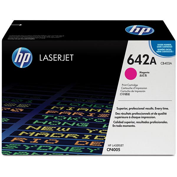 Genuine HP CB403A (HP 642A) Magenta OEM Toner Cartridge