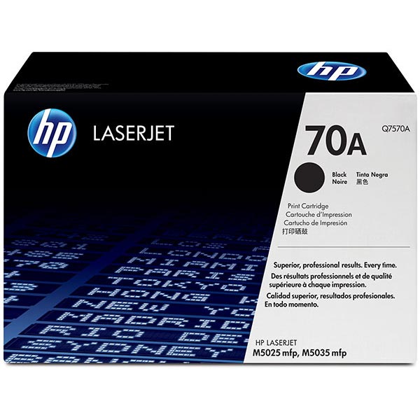 Genuine HP Q7570A (HP 70A) Black OEM Toner Cartridge