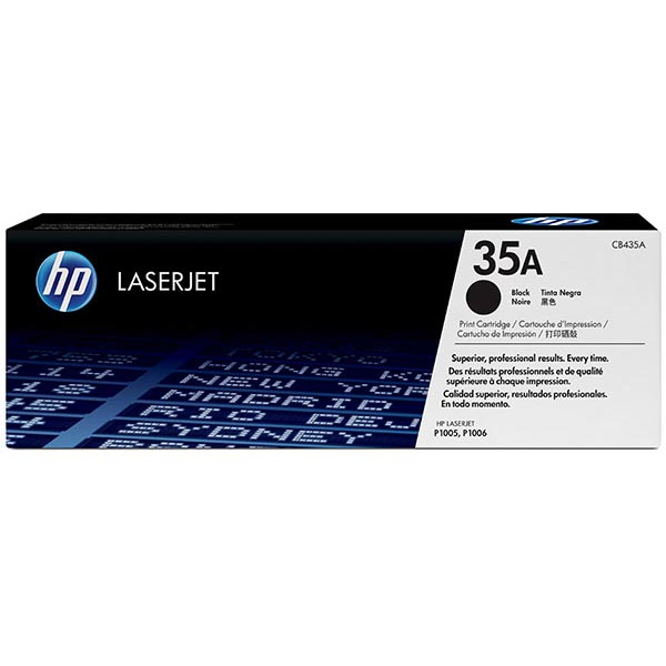 Genuine HP CB435A (HP 35A) Black OEM Toner Cartridge