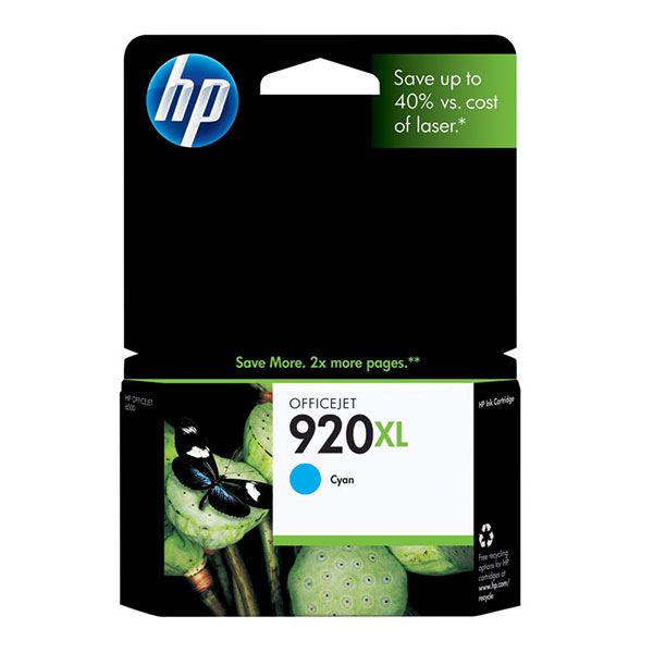 Genuine HP CD972AN (HP 920XL) Cyan OEM Ink Cartridge