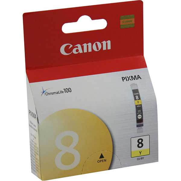 Genuine Canon 0623B002 (CLI-8Y) Yellow OEM Ink Cartridge
