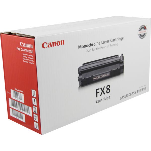 Genuine Canon 8955A001AA (FX-8) Black OEM Toner Cartridge