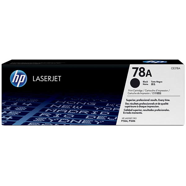 Genuine HP CE278A (HP 78A) Black OEM Toner Cartridge