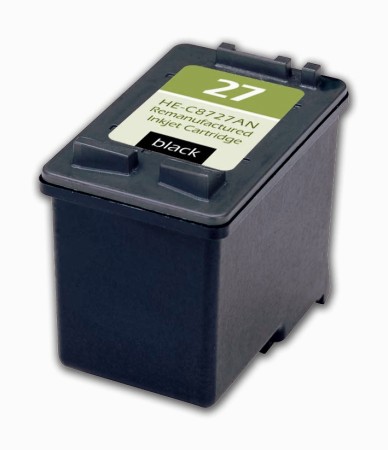 Ultra Premium Quality Black Inkjet Cartridge compatible with HP C8727AN (HP 27)