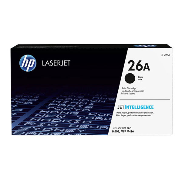 Genuine HP CF226A (HP 26A) Black OEM Toner Cartridge