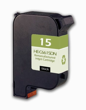 Ultra Premium Quality Black Inkjet Cartridge compatible with HP C6615DN (HP 15)