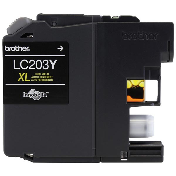 Genuine Brother LC-203Y Yellow OEM Ink Cartridge