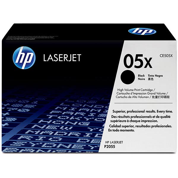 Genuine HP CE505X (HP 05X) Black OEM Toner Cartridge