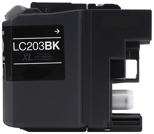 Ultra Premium Quality Black Inkjet Cartridge compatible with Brother LC-203Bk