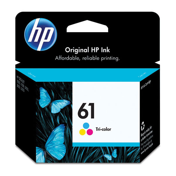 Genuine HP CH562WN (HP 61) Tri-Color OEM Ink Cartridge