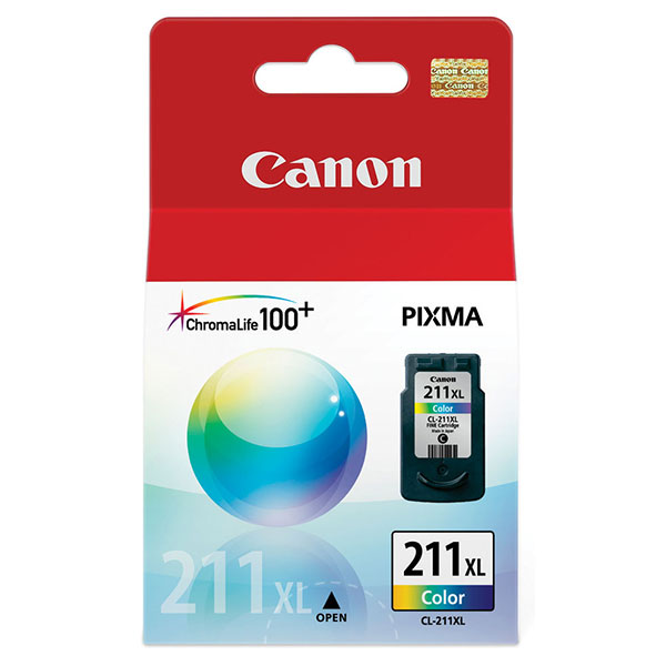 Genuine Canon 2975B001 (CL-211XL) Color OEM Ink Cartridge