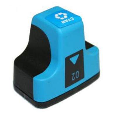 Ultra Premium Quality Cyan Inkjet Cartridge compatible with HP C8771WN (HP 02)