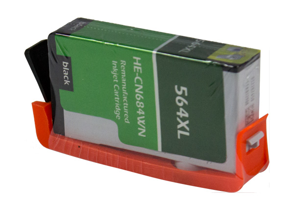 Ultra Premium Quality Black Inkjet Cartridge compatible with HP CN684WN (HP 564xl)