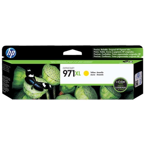 Genuine HP CN628AM (HP 971XL) Yellow OEM Ink Cartridge