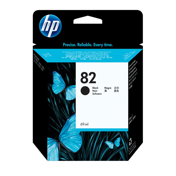 Genuine HP CH565A (HP 82) Black OEM Ink Cartridge