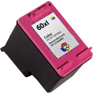 Ultra Premium Quality Tri-Color Inkjet Cartridge compatible with HP CC644WN (HP 60)
