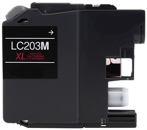Ultra Premium Quality Magenta Inkjet Cartridge compatible with Brother LC-203M